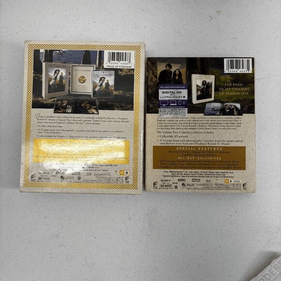 Outlander Season One 1 Collector's Edition Volume One & Two 1 2 New Sealed - Picture 3 of 3